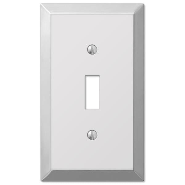 Abacus Century Polished Chrome Steel - 1 Toggle Wallplate AB3536894 - main